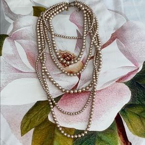 Th Limited pearl layered necklace